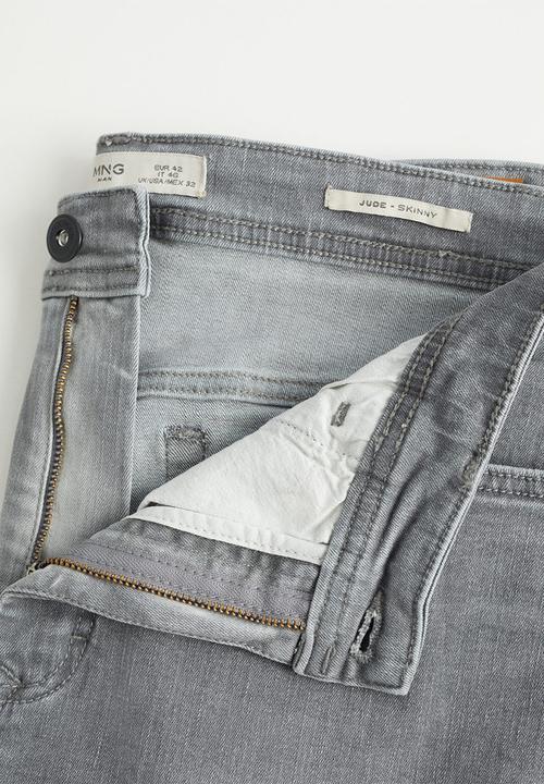 MANGO - Jude jeans - open grey