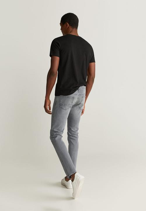 MANGO - Jude jeans - open grey