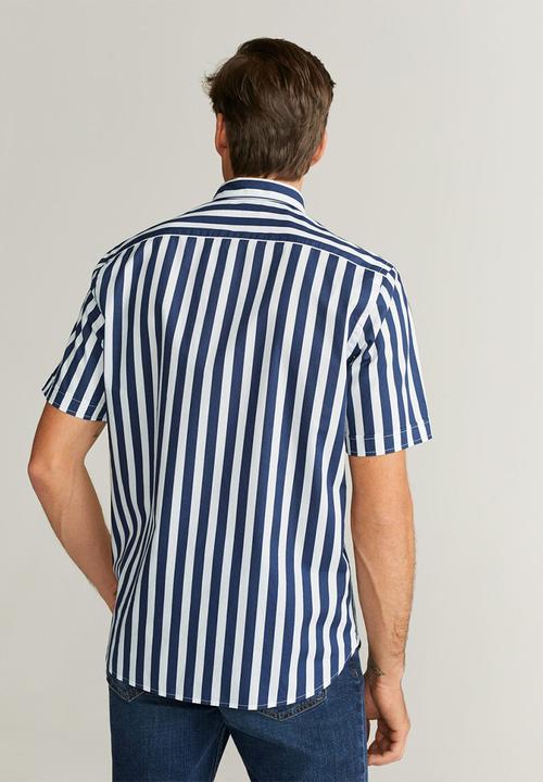 MANGO - Anuska-h shirt - navy