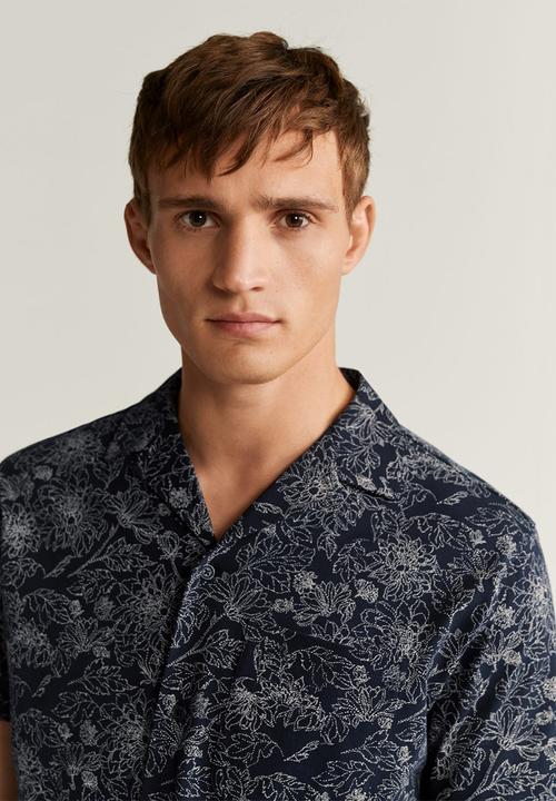 MANGO - Cris shirt - navy