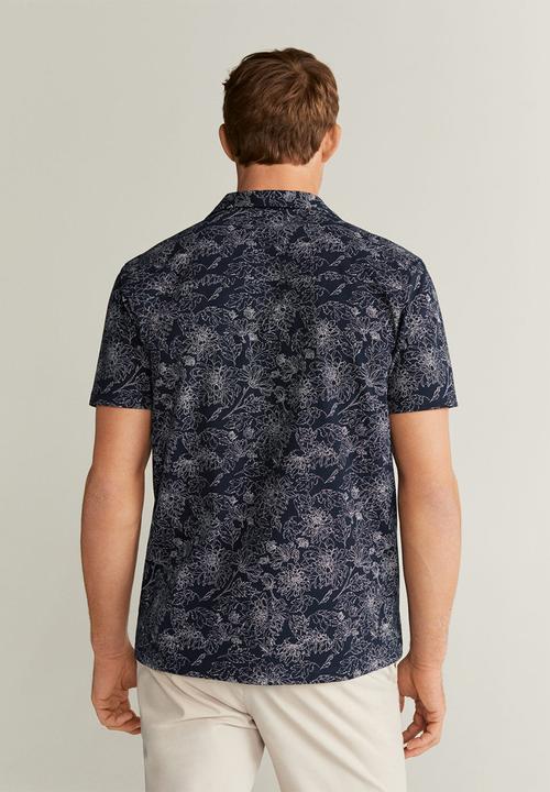 MANGO - Cris shirt - navy