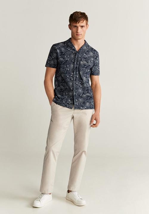 MANGO - Cris shirt - navy
