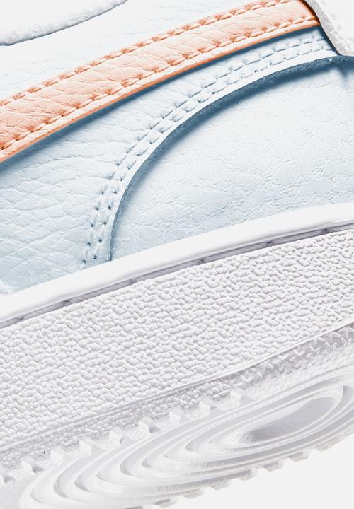 Nike - Court Vision low - white / washed coral-aura-pale ivory