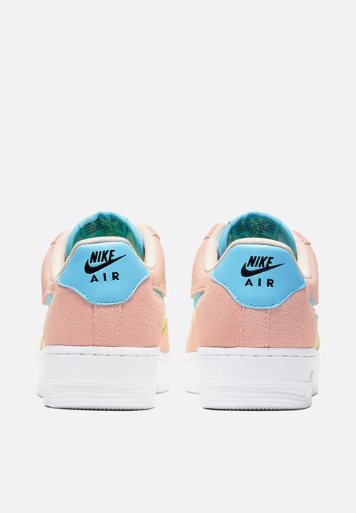 Nike - Air Force 1 '07 SE - washed coral & oracle aqua-ghost green