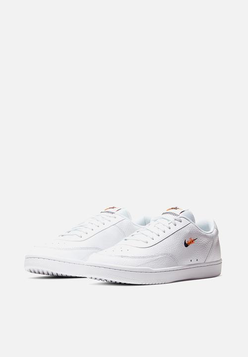 Nike - Court Vintage premium - white/black-total orange