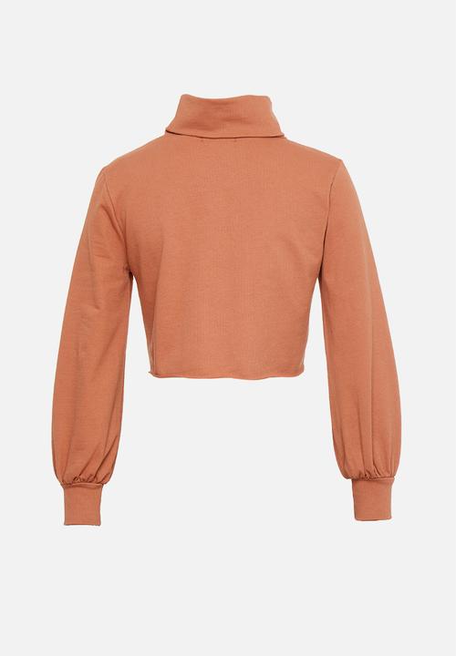 Glamorous - Petite highneck sweat- rust