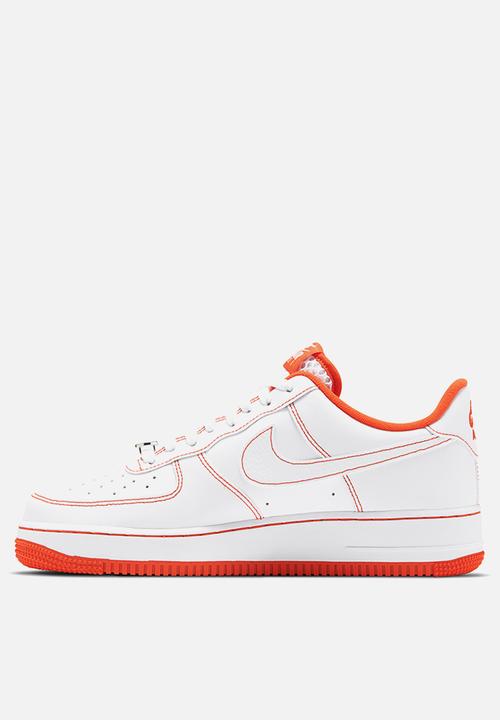 Nike - Air Force 1 '07 LV8 - white & team orange-black