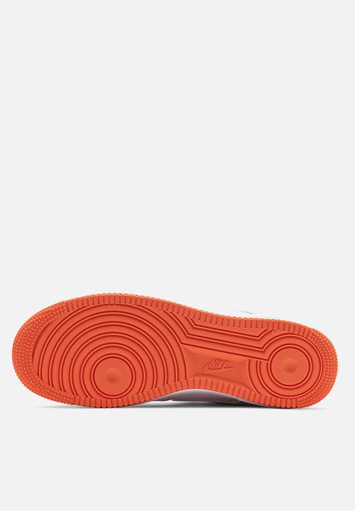 Nike - Air Force 1 '07 LV8 - white & team orange-black