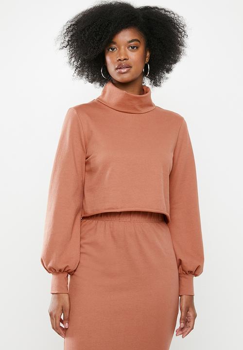 Glamorous - Petite highneck sweat- rust