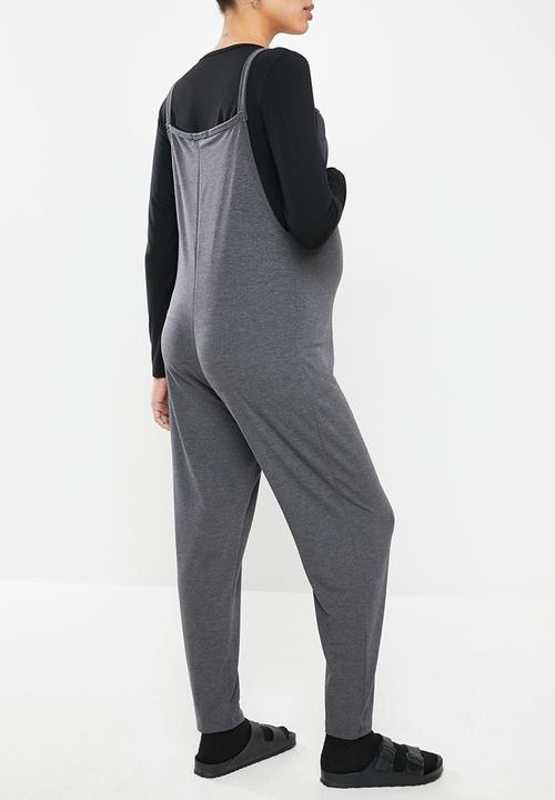 Superbalist - Maternity knit jumpsuit - grey