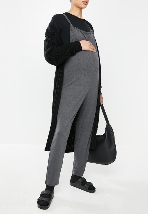 Superbalist - Maternity knit jumpsuit - grey