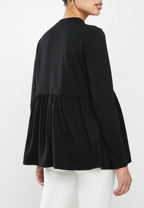 Superbalist - maternity baby doll sweater - black