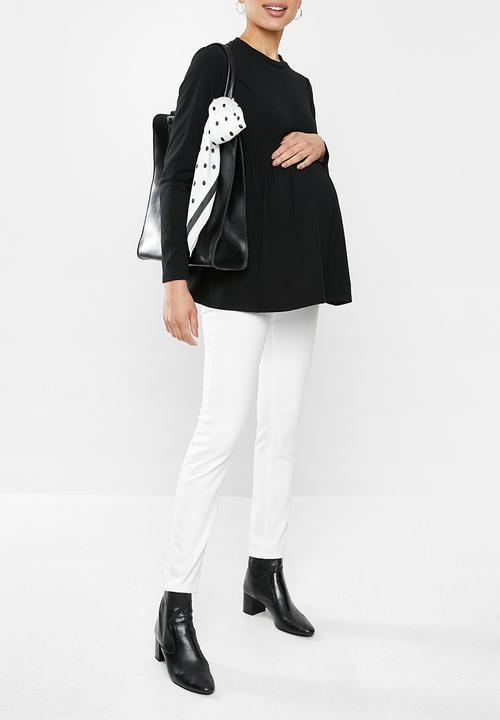 Superbalist - maternity baby doll sweater - black