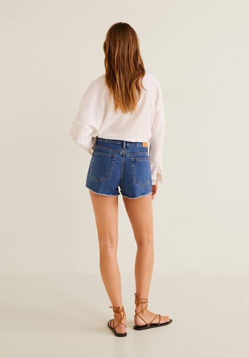 MANGO - Shorts iconic - blue