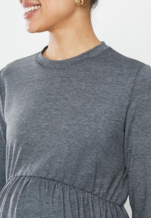 Superbalist - maternity baby doll sweater - grey