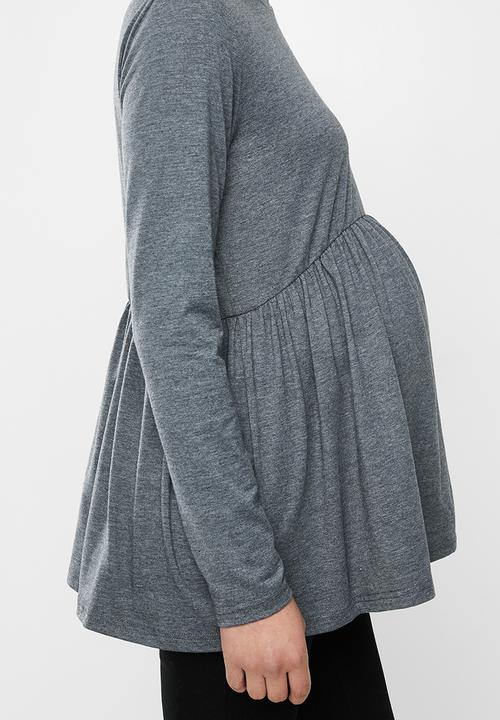 Superbalist - maternity baby doll sweater - grey