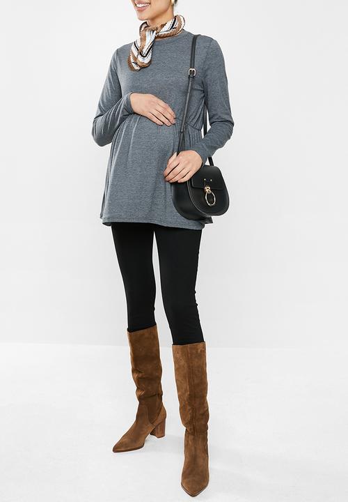 Superbalist - maternity baby doll sweater - grey
