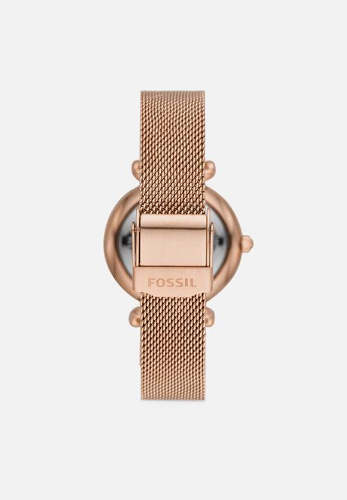 Fossil - Carlie mini - rose gold tone
