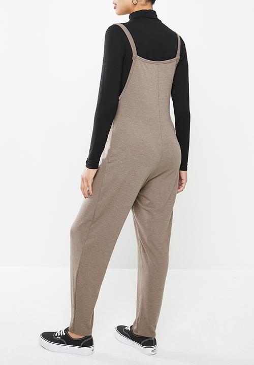 Superbalist - Maternity knit jumpsuit - brown