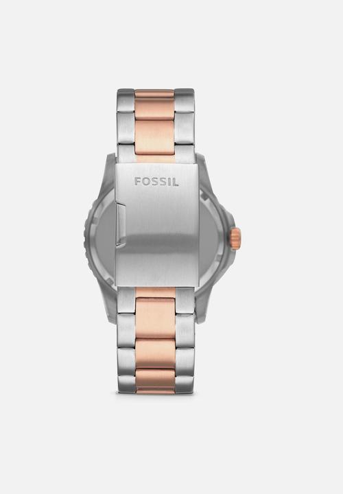 Fossil - Fb - 01 - silver & rose gold