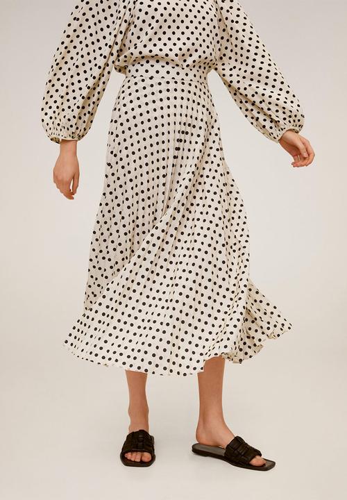 MANGO - Goldied skirt - black & white
