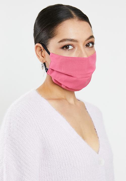 Superbalist - Animal print and pink mask pack - pink