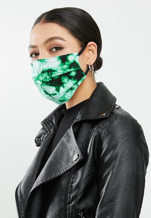 Superbalist - Green tie dye and green mask pack - green