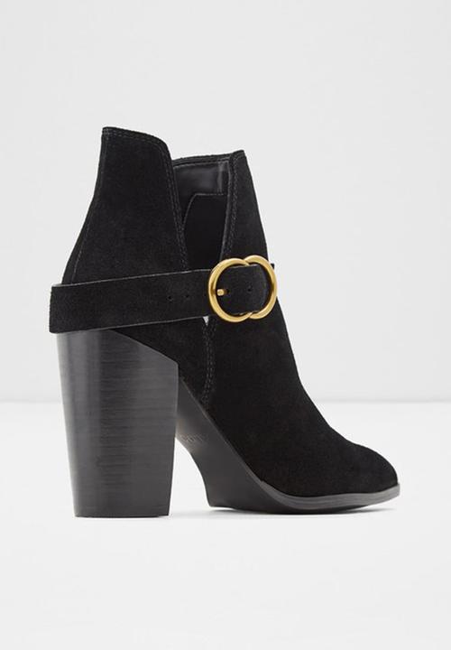 ALDO - Kendall suede boot - black
