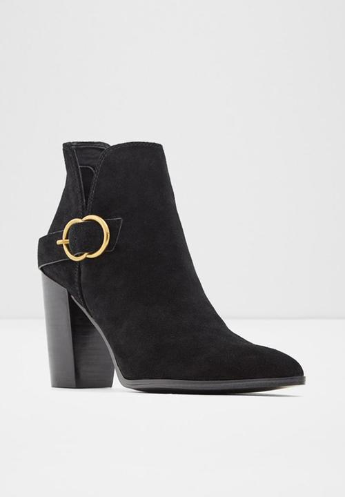 ALDO - Kendall suede boot - black