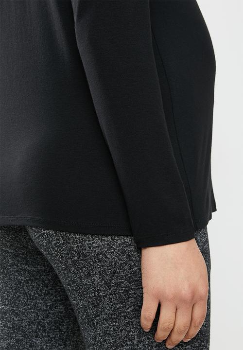 Superbalist - Maternity 2 pack long sleeve crew neck - black & grey