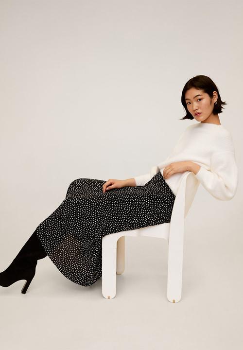 MANGO - Bombay skirt - black