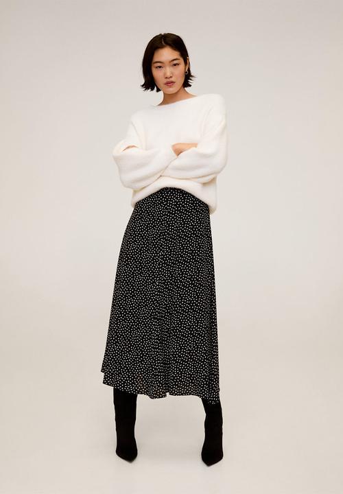 MANGO - Bombay skirt - black