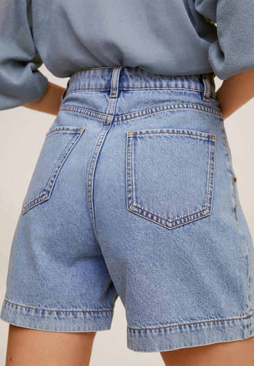 MANGO - Shorts regina - blue