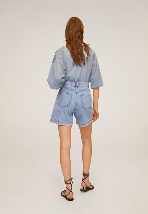 MANGO - Shorts regina - blue