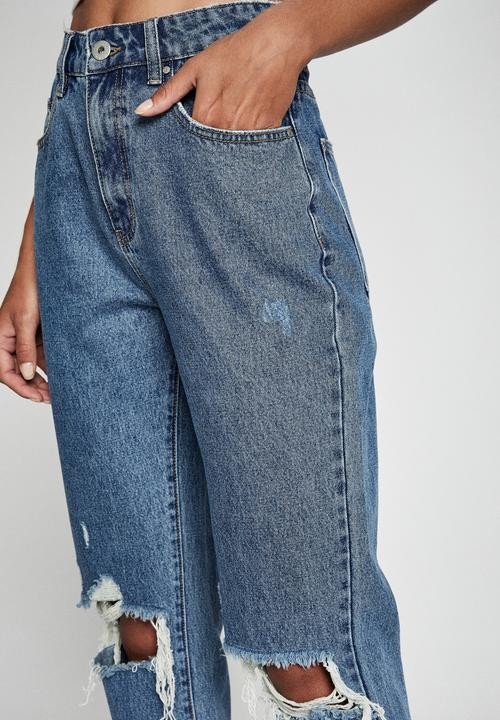 Cotton On - Mom jean - berkley blue 