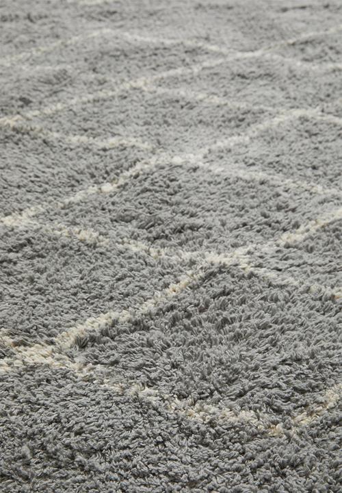 Sixth Floor - Nairi cotton tufted rug - grey