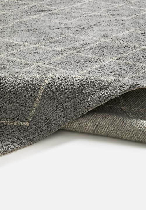 Sixth Floor - Nairi cotton tufted rug - grey