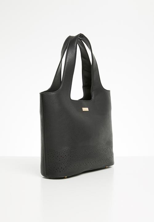 Pierre Cardin - Tammy cutout shoulder bag - black