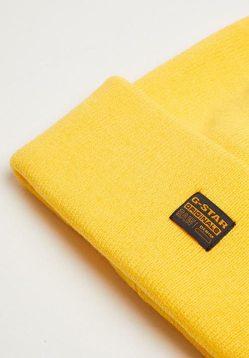 G-STAR - Effo beanie long - yellow