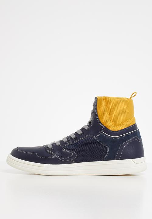 G-STAR - Mimemis mid - mazarine blue/yellow