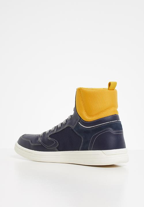 G-STAR - Mimemis mid - mazarine blue/yellow