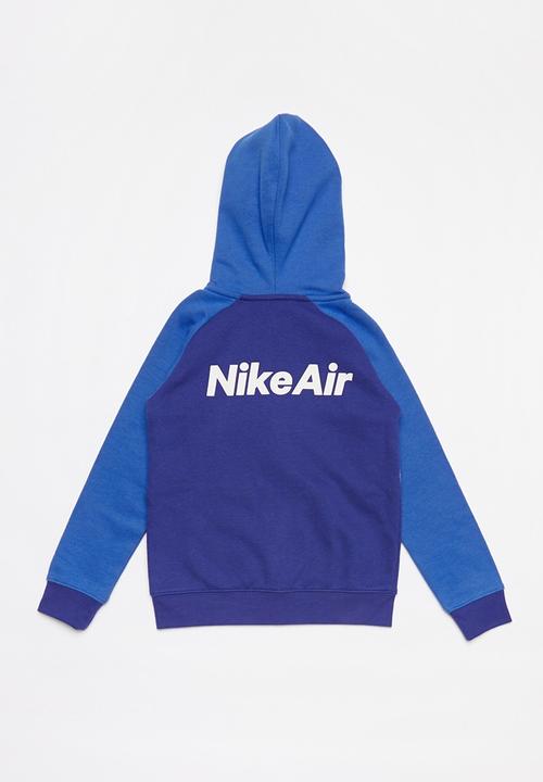 Nike - Nike boys nsw nike air fz - blue & white