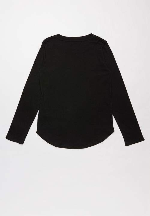 Nike - Nike repeat swoosh long sleeve tee - black