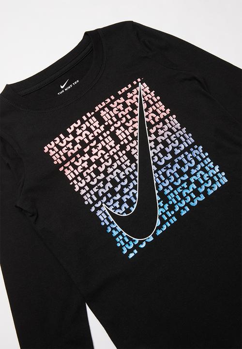 Nike - Nike repeat swoosh long sleeve tee - black