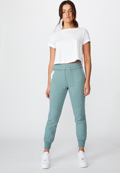 Factorie - Tech zip trackpant - stormy sea