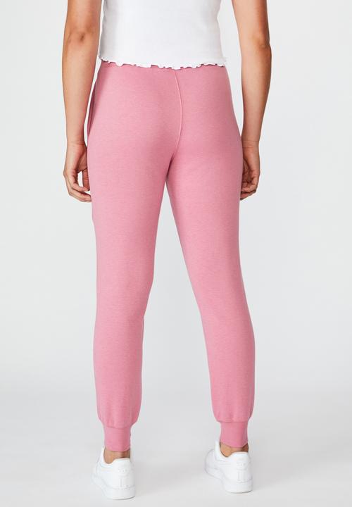 Factorie - Tech zip trackpant - pink