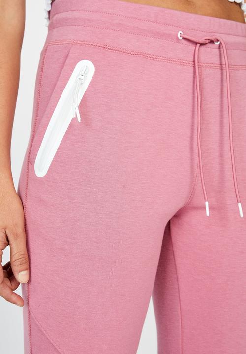Factorie - Tech zip trackpant - pink