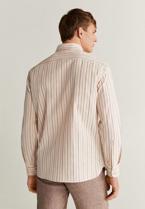 MANGO - Ring shirt - beige