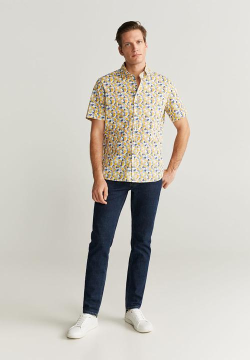 MANGO - Flower shirt - multi 