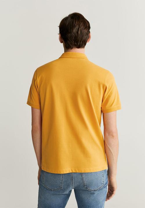 MANGO - Report polo - yellow